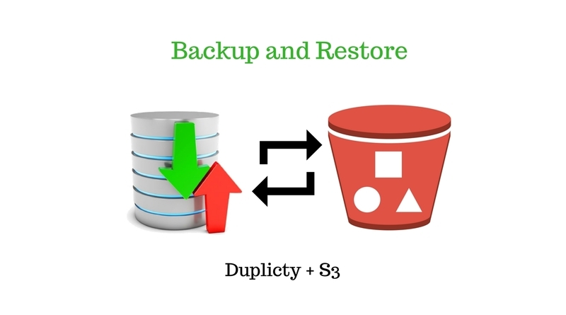 Automated Backup and Restore using Duplicity and AWS S3
