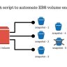 automate EBS volume snapshot