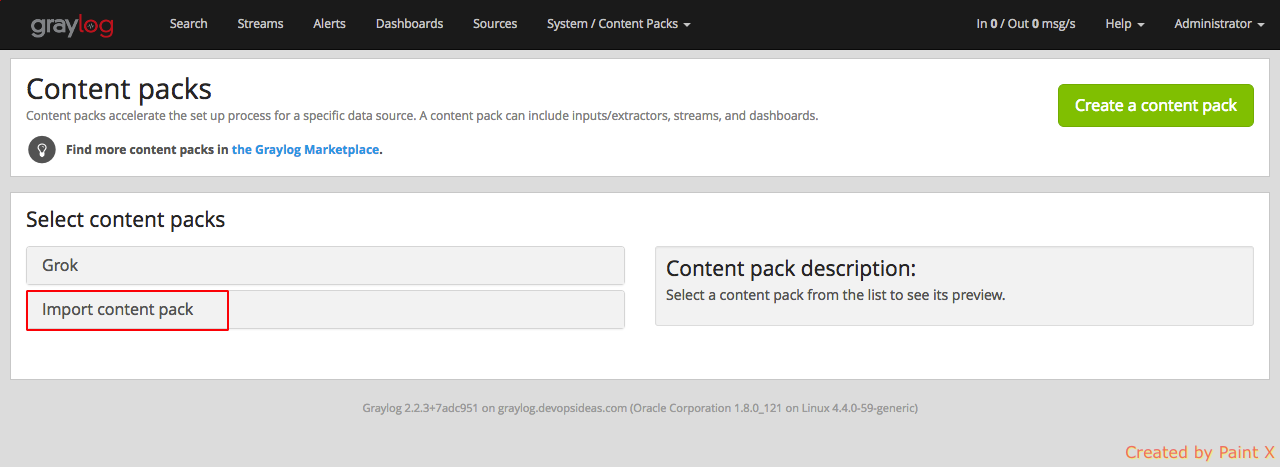 Graylog content pack - 3