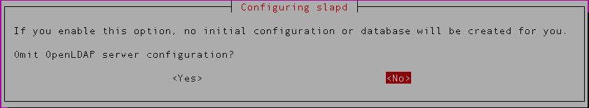 openldap configuration - 1